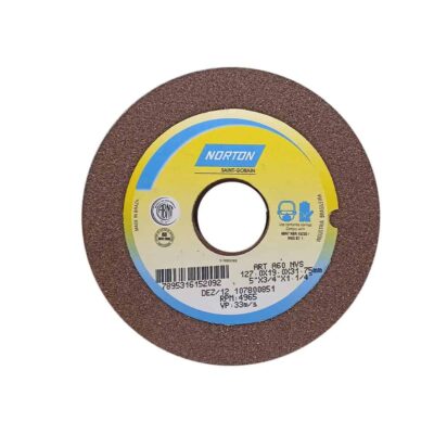 Rueda Recta UG Marron A60 5" x 3/4" x 1 1/4" Norton (69083169366/66253494889)
