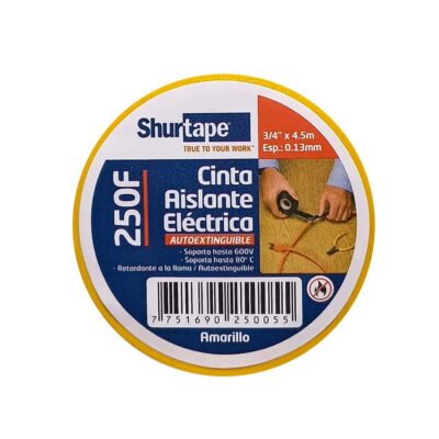 Cinta Aislante 250F 3/4" x 5yd Shurtape (127878) | 10 unid