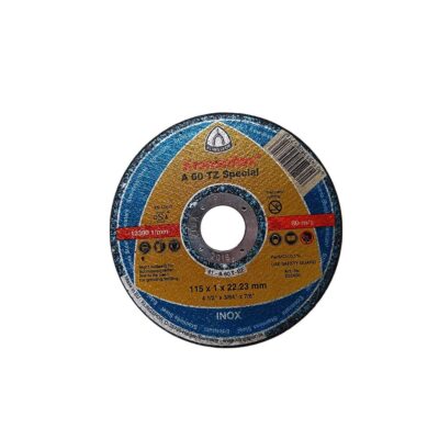 Disco de corte Klingspor 4 1/2" x 3/64" x 7/8" A 60 TZ SPECIAL (202400)