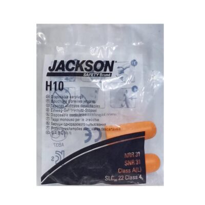 Tapon Auditivo Desechable Jackson H10 S/C CJ200 (67210) 10 pares