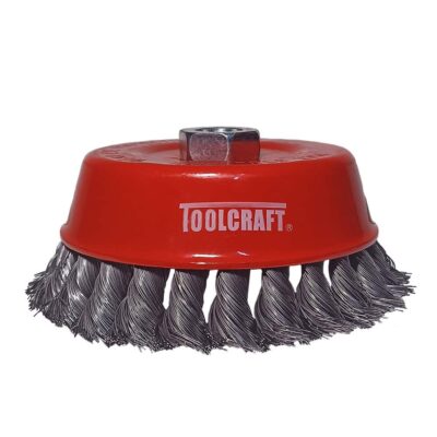 Cepillo Toolcraft Copa Trenzado para Acero 5" 0.35mm 14mm (TC1279)