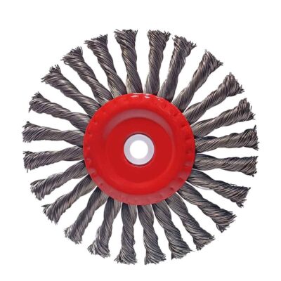 Cepillo Circular Trenzado de Acero Norton 7" x 7/8" (91701220007)