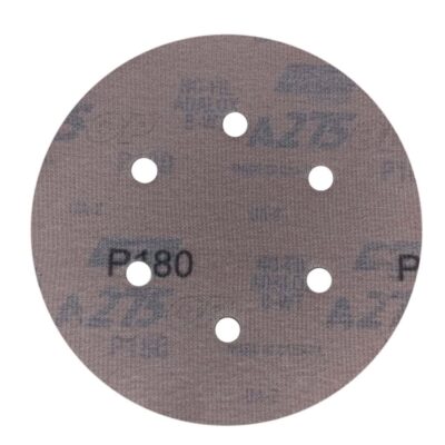 Disco Lija al Seco A275 Grano 180 Norton 6" x 6H (66261131596)