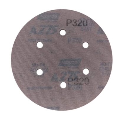 Disco Lija al Seco A275 Grano 320 Norton 6" x 6H (66261131592)