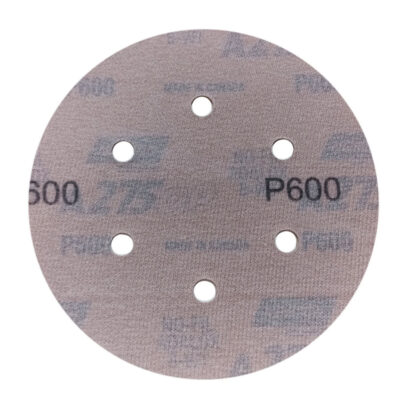 Disco Lija al Seco A275 Grano 600 Norton 6" x 6H (78072701228 / 66261131588)