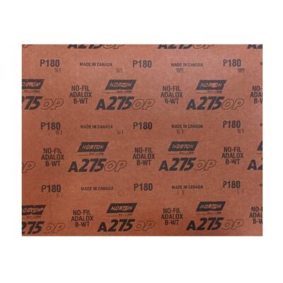 Lija al Seco A275 Grano 180 en Pliego Norton 9" x 11" (5539534940)