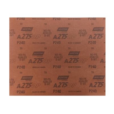 Lija al Seco A275 Grano 240 en Pliego Norton 9" x 11" (5539534943)