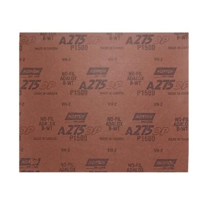 Lija al Seco A275 en Pliego Grano 1500 Norton 9" x 11" (69957399012)