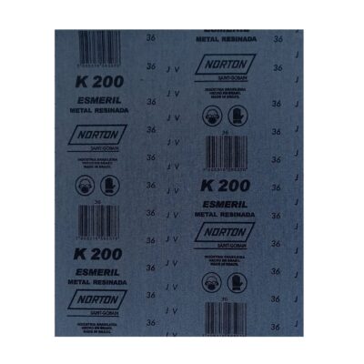 Lija para Fierro K200 Grano 36 Norton 9" x 11" (05539538691)