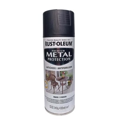 Spray Metal Protection Negro Mate Rust Oleum 340gr (272088)
