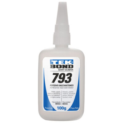 Adhesivo Instantaneo Tekbond 793 Media Viscosidad 100gr (69957321884)