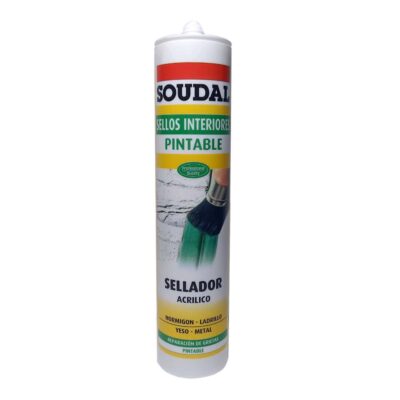 Sellador Acrilico Blanco Soudal 300ml (121482)