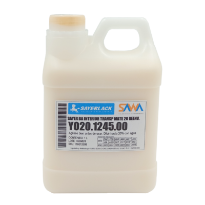 Barniz Base Agua Sayerlack Mate para Maderas en Interior (YO20.1245)