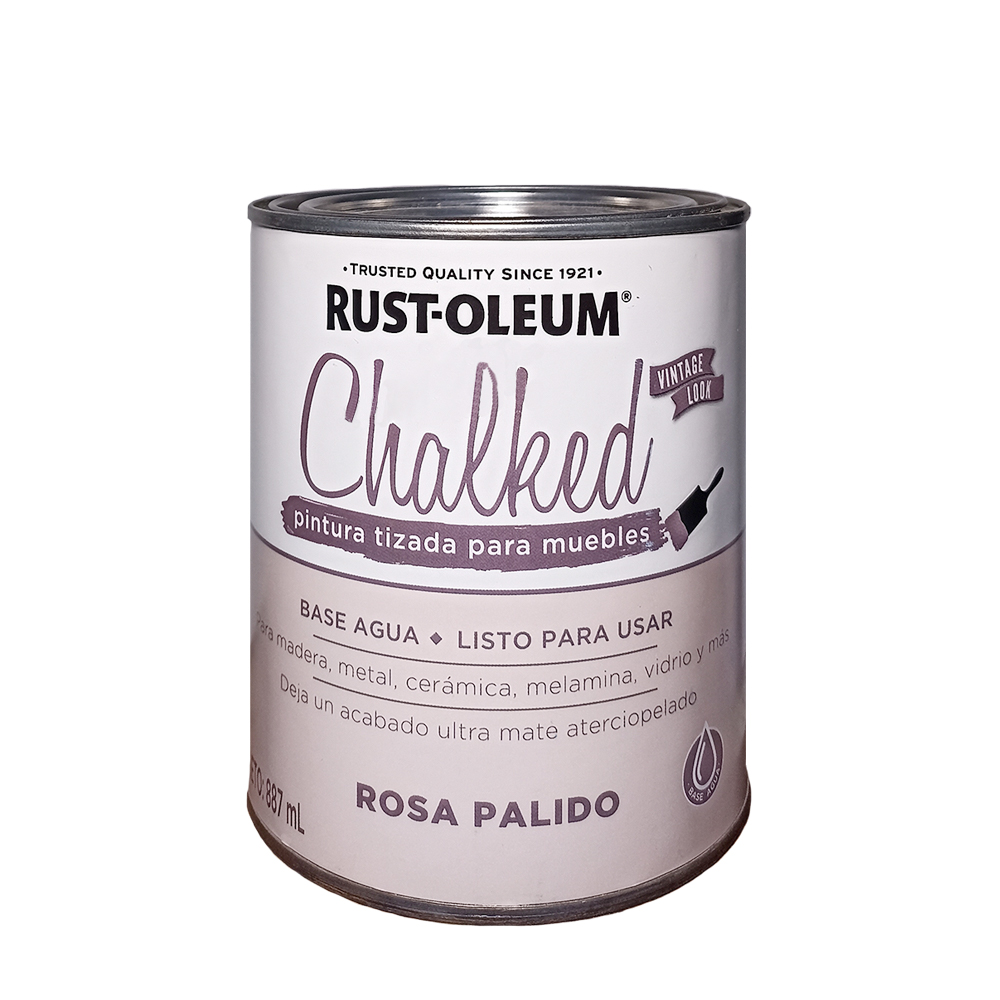 Chalked Brochable Rosa Palido 887mL Rust Oleum (311333)
