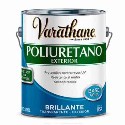 Poliuretano Brillante Base Agua Varathane para Exterior (281936) 3.785L