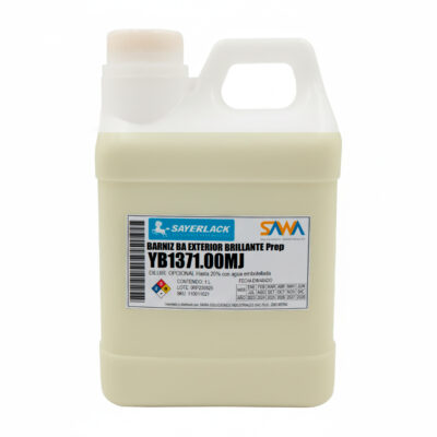 Barniz Brillante Base Agua Sayerlack para Madera en Exterior (YB1371.00MJ)