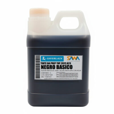 Tinte Negro Base Agua Sayerlack para Madera en Interior y Exterior (YXP.2012.A23) 1L