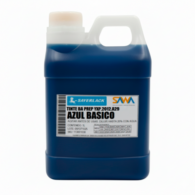 Tinte Azul Base Agua Sayerlack para Madera en Interior y Exterior (YXP.2012.A29) 1L
