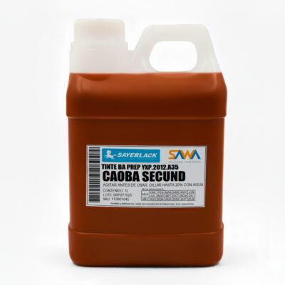 Tinte Caoba Base Agua Sayerlack para Madera en Interior y Exterior (YXP.2012.A35) 1L