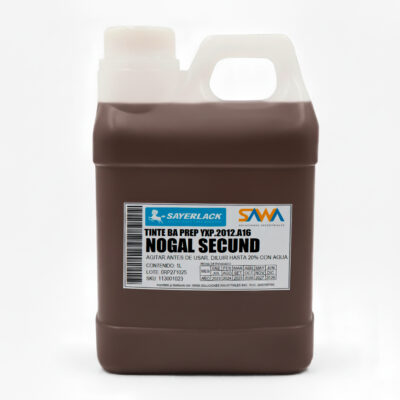 Tinte Color Nogal Base Agua Sayerlack para Madera en Interior y Exterior (YXP.2012.A16) 1L