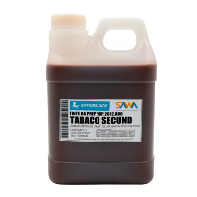 Tinte Color Tabaco Base Agua Sayerlack para Madera en Interior y Exterior (YXP.2012.A86) 1L