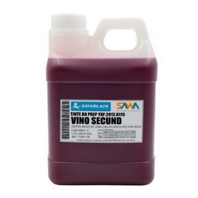Tinte Color Vino Base Agua Sayerlack para Madera en Interior y Exterior (YXP.2012.A113) 1L