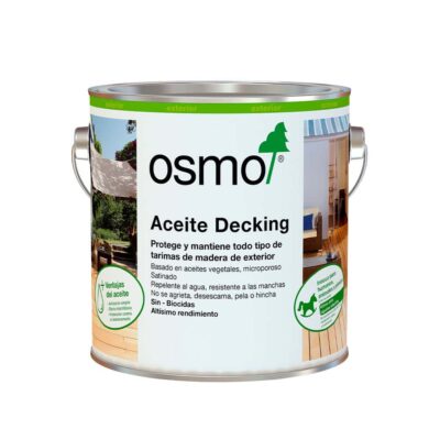 Aceite Decking Garapa OSMO 013 para Exterior 2.5L