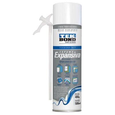 Espuma Expansiva Gris Poliuretano (PU) 500ml/480gr Tekbond (69957326995)