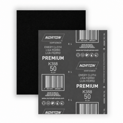 Lija Premium K388 para Fierro Grano 50 Norton 9" x 11" (8834110363)